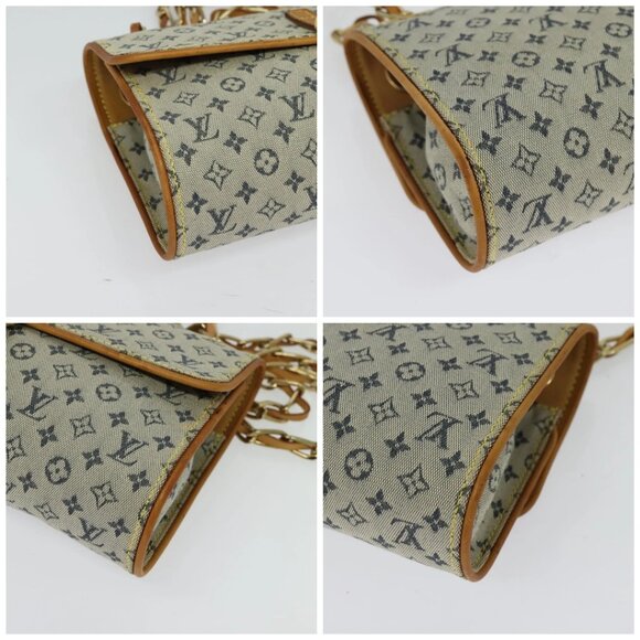 LOUIS VUITTON Monogram Mini Camille Chain Bag Blue M92002 LV Auth 135481 - Picture 16 of 16